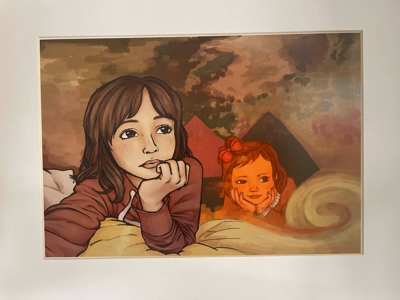 Memory & Dream - Dual portrait exploring past and present